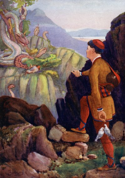 Hij vond de Groene Berg met de grote slangen door Edwin Arthur Norbury