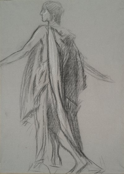 Vroege Figurenstudie door Edwin Austin Abbey