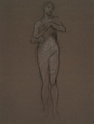 Vroege studie door Edwin Austin Abbey