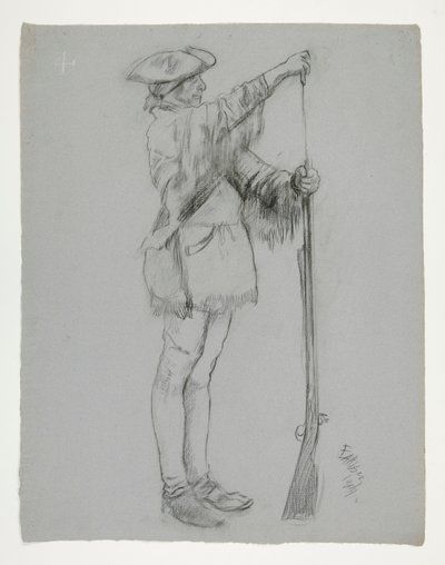Figurenstudie door Edwin Austin Abbey