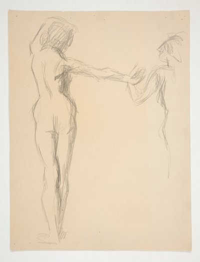 Figurenstudie door Edwin Austin Abbey