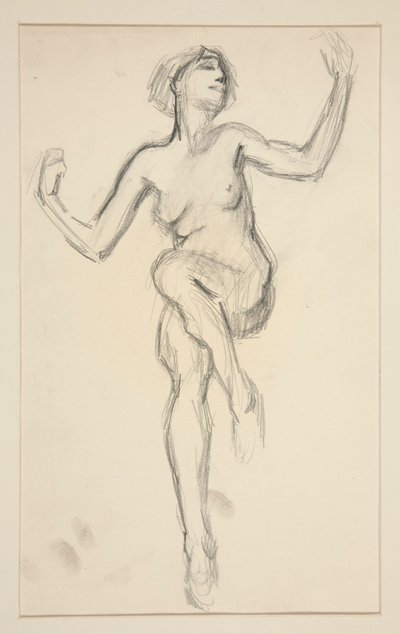 Figurenstudie voor door Edwin Austin Abbey