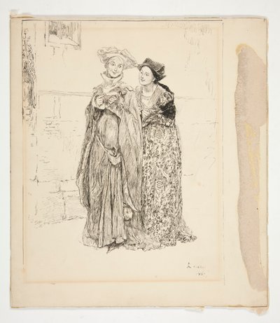 Mevrouw Ford door Edwin Austin Abbey