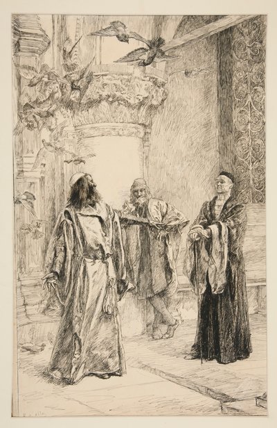 Shylock door Edwin Austin Abbey