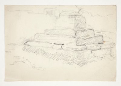 Schets voor door Edwin Austin Abbey