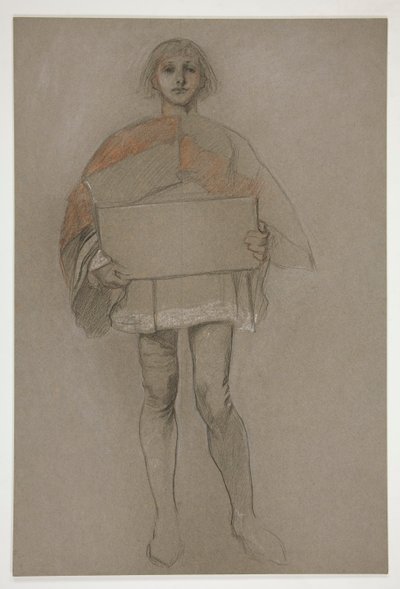 Studie door Edwin Austin Abbey
