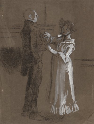 Studie voor... door Edwin Austin Abbey