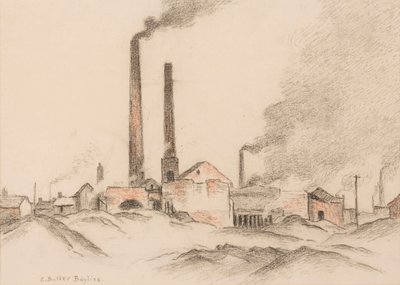 Baksteenfabriek door Edwin Butler Bayliss