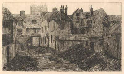 Bell Inn, Edmonton, Achteraanzicht - Buitenwijk - Noord door Edwin Edwards
