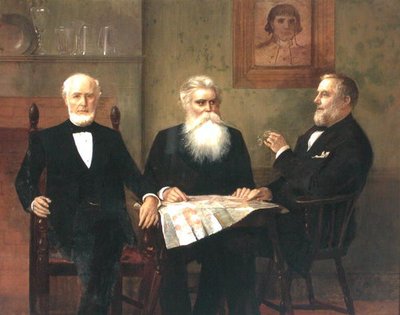 Charles Edwin Wilbour met twee neven door Edwin Howland Blashfield