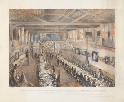 City Steam and Boat Company: Diner voor kapiteins door Edwin Jewitt
