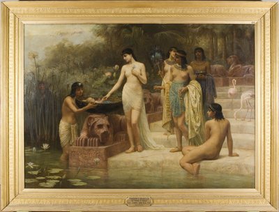 De dochter van de farao - De vondst van Mozes door Edwin Longsden Long