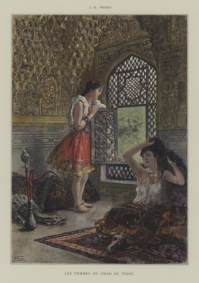 De Vrouwen van de Sjah van Perzië door Edwin Lord Weeks