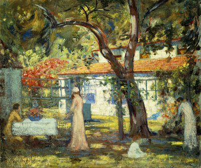 In de tuin door Edwin Murray Mackay