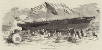 De Nieuwe Stoomboot, City of Paris door Edwin Weedon