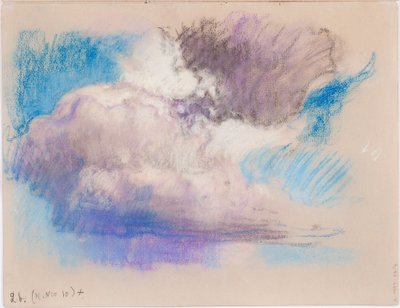 Wolken, Seite aus Järnefelts Skizzenbuch door Eero Järnefelt