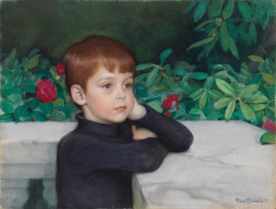 Portret van de zoon van de kunstenaar (Heikki Järnefelt) door Eero Järnefelt
