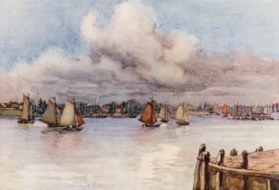 De Rijn: Boten op de Maas door Effie Jardine