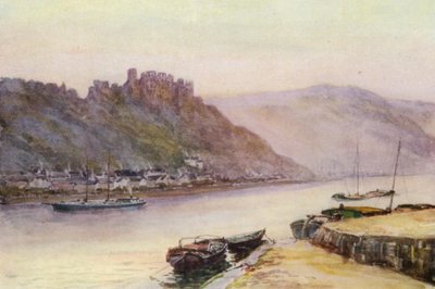 De Rijn: Rheinfels en St. Goar door Effie Jardine