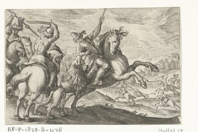 Leeuwenjacht door Egbert Jansz.