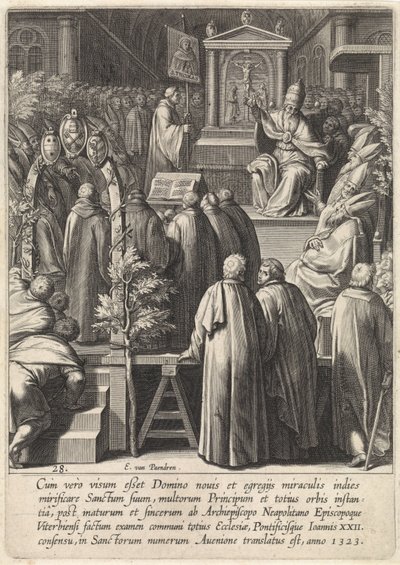Heiligverklaring van Thomas van Aquino door Egbert van Panderen