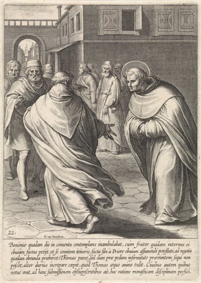 Thomas van Aquino in Bologna door Egbert van Panderen