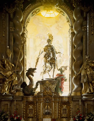 Sint Joris en de Draak Kerk van Sint Joris en Martinus door architect Cosmas Damian Asam en Egid Quirin Asam door Egid Quirin Asam