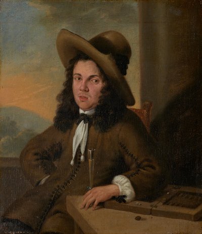 Portret van Aernout van Overbeke, circa late 1650s-vroege 1660s door Eglon Hendrick van der Neer