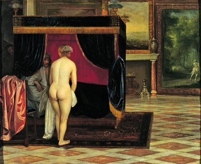 De vrouw van Kandaules ontdekt de verstopte Gyges door Eglon van der Neer