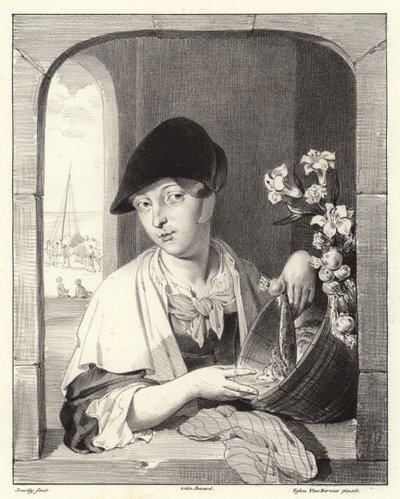 De Visverkoper door Eglon van der Neer