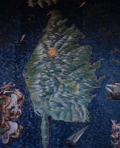 Corsica (detail) uit de 