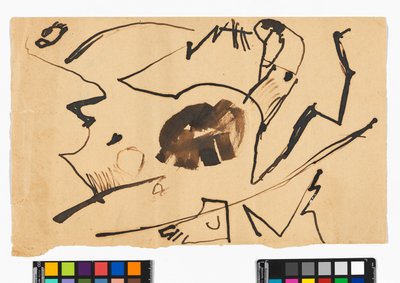 Abstrakter Versuch door Egon Schiele