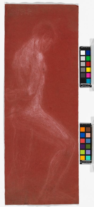 Männlicher Akt door Egon Schiele
