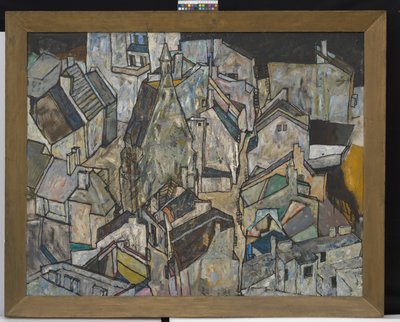 Mödling II door Egon Schiele