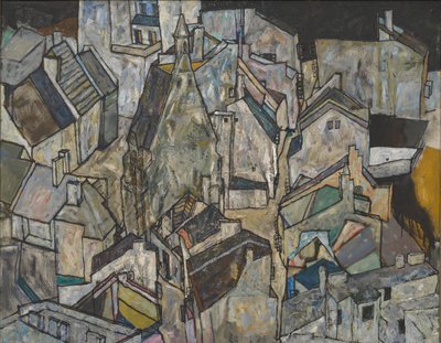 Moedling II, 1918 door Egon Schiele