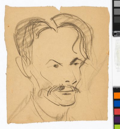 Porträt Anton Peschka door Egon Schiele