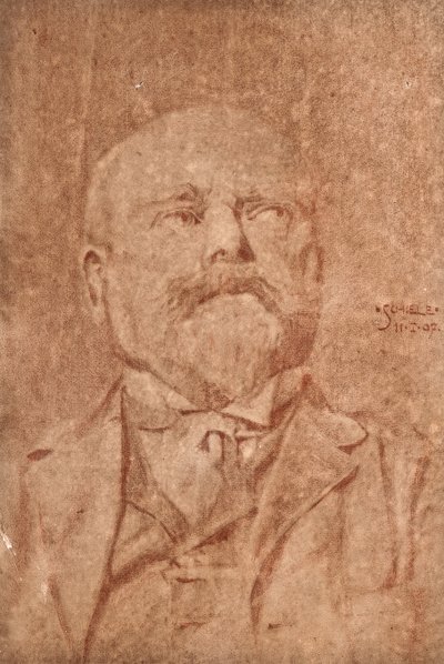 Portret van een man, 1907 door Egon Schiele