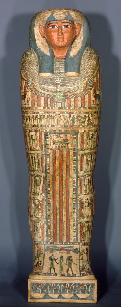 Binnenste kist van Djedmut door Egyptian