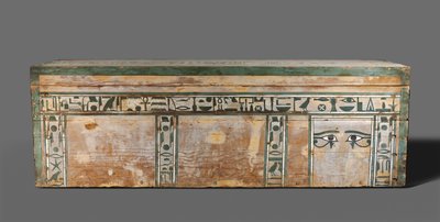 Doodskist van Senbi, Middenrijk, ca. 1918-1859 v.Chr. door Egyptian 12th Dynasty