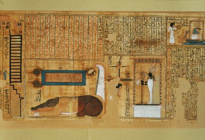 Dodenboek van de schrijver Nebqed, regering van ... door Egyptian 18th Dynasty