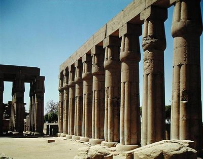 Hof van Amenhotep III door Egyptian 18th Dynasty