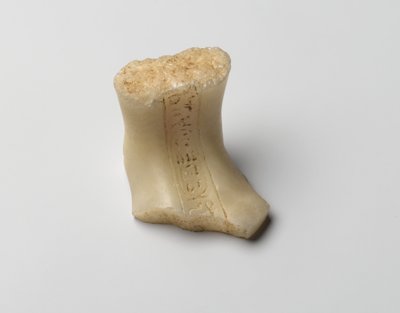 Voet van een shabti van Nefertiti, Nieuwe Koninkrijk door Egyptian 18th Dynasty