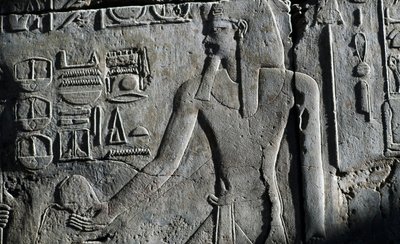 Bas-reliëf, Tempel van Luxor, Luxor, Thebe (UNESCO Werelderfgoed) door Egyptian 19th Dynasty
