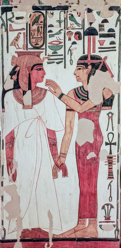 Graf van Nefertari door Egyptian 19th Dynasty