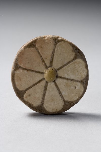 Floraal inlegwerk, Nieuwe Koninkrijk, regering van Ramses III, 1184-53 v.Chr. (faience) door Egyptian 20th Dynasty