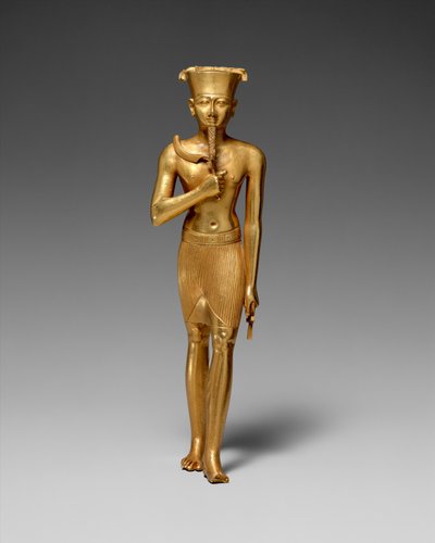 Statuette van Amun door Egyptian 22nd Dynasty