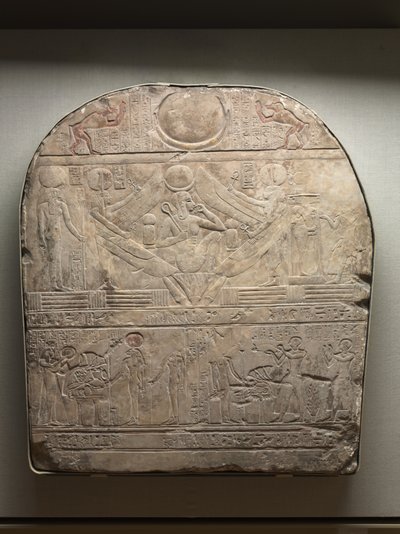 Stele van de Hogepriester van Ptah, Shedsunefertem door Egyptian 22nd Dynasty