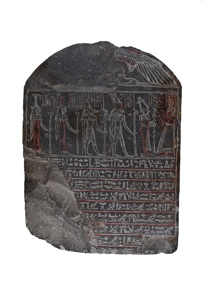 Grafstèle van Hordiefnakht, 330-323 v.Chr. (kalksteen) door Egyptian Ptolemaic Period