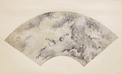 Vogels en dennenboom, circa 1570-1590 door Eitoku Kano