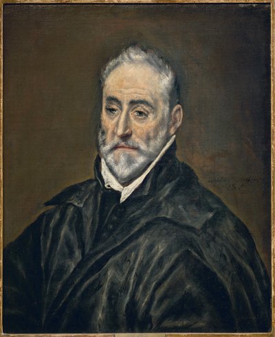 Antonio de Covarrubias y Leiva, theoloog, kanunnik van de kathedraal van Toledo ... door El (1541-1614) Greco